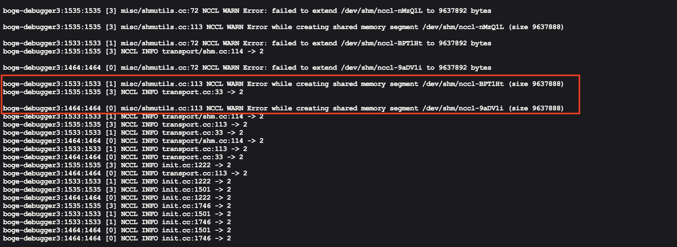 K8s Pod log